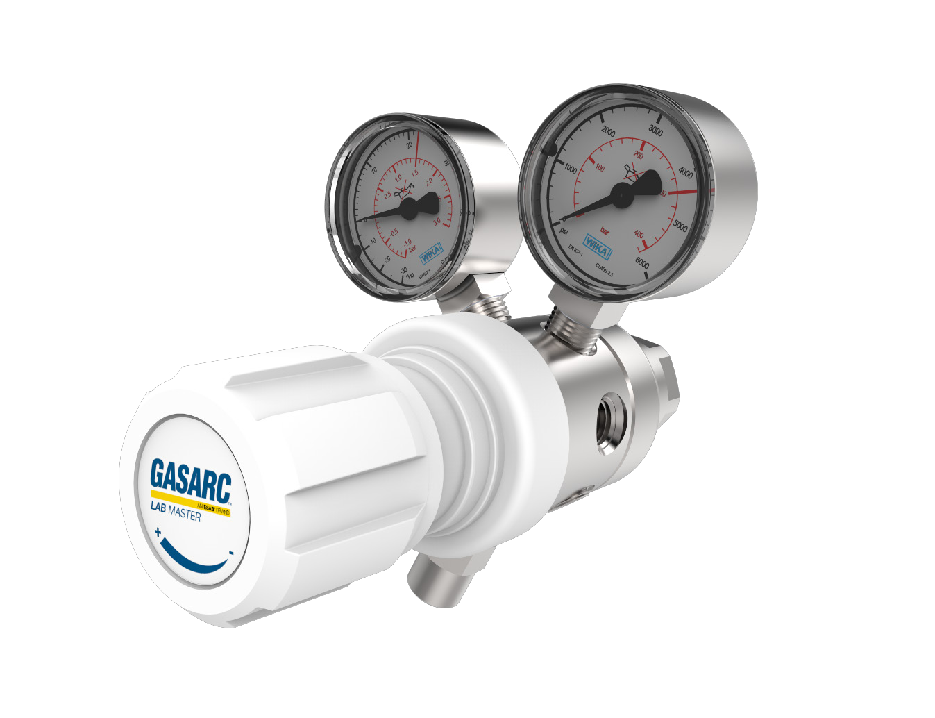 Lab Master Multistage Cylinder Regulator Up To Grade 5.0 Gas Purity